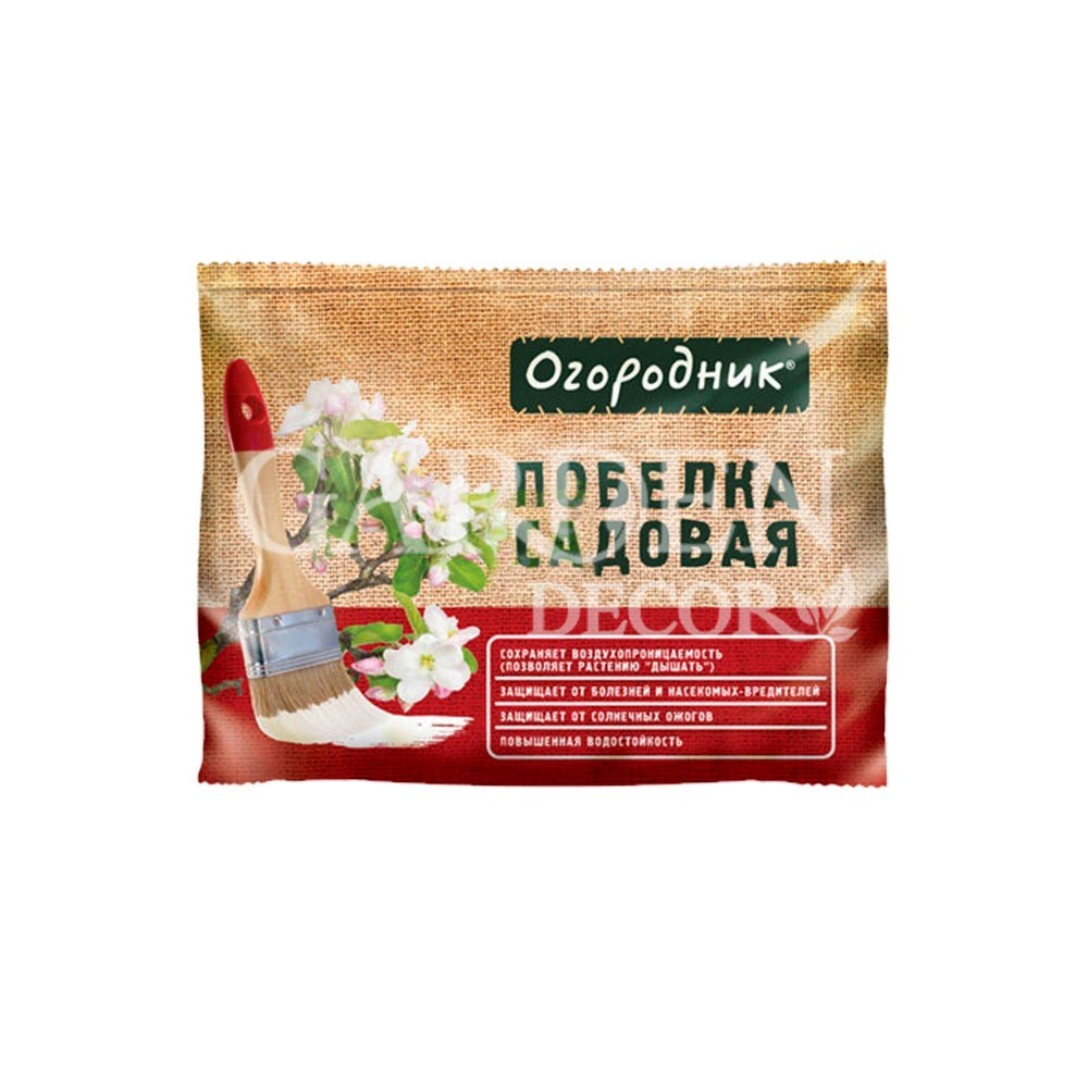 Купить Побелка Огородник садовая 1,25кг сухая (10) по низкой цене 144 руб.  ГарденДекор