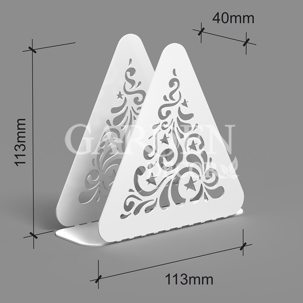 Купить Салфетница белая лазерная резка 703-008W по низкой цене 430 руб.  ГарденДекор