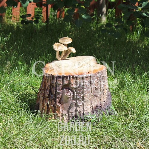 Фигура Пенек с грибами F02009 - фото 53942