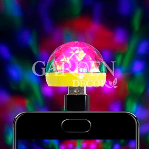 Новогодняя USB цветомузыка для телефона Android