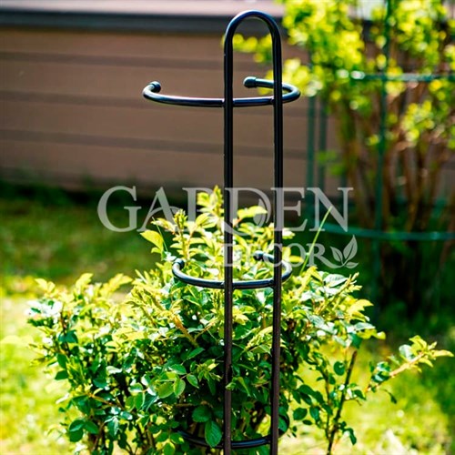 Опора металлическая для садовых растений чёрная 58-929B - фото 66417