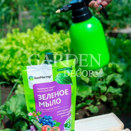 Зеленое мыло БиоМастер с пихтовым экстрактом 350мл (25) - фото 72404