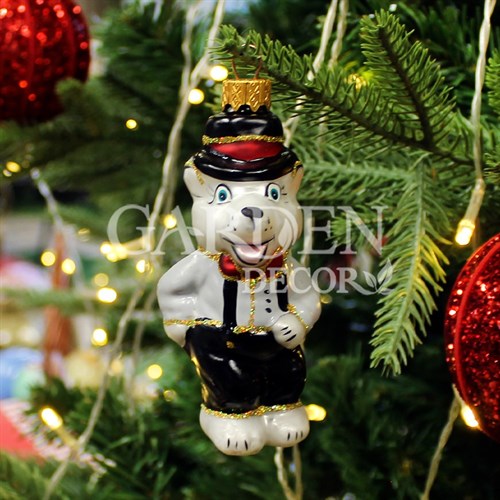 Игрушка ёлочная Волк 12см - фото 85300