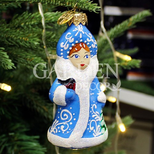 Игрушка ёлочная Снегурочка 11см - фото 85332