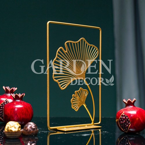 Декор настольный для дома Цветы золотые металл 304-300G - фото 88761