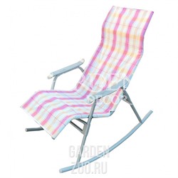 Кресло -качалка Нарочь арт.С944, белый, розовый,серый, без м/э