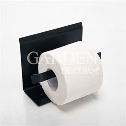 Держатель для туалетной бумаги и салфеток металлический чёрный 805-001В