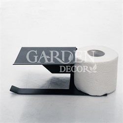 Держатель для туалетной бумаги, салфеток и полотенец чёрный 805-005В