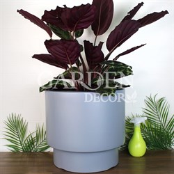 Кашпо ГЕОС 20/40л d39,5см h37см светло-серый