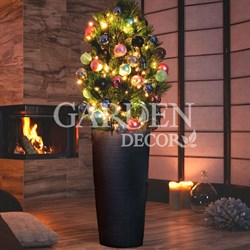 Кашпо Шварц-Гранит d28,5 h55см гранит