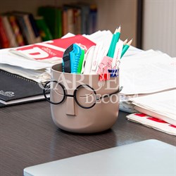 Кашпо Стив 0,65л французский серый