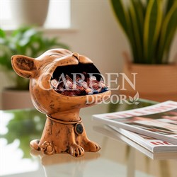 Конфетница декоративная Котэ золотой полистоун U09396G