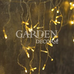 Гирлянда Бахрома ECO 3х0,5м тёплый белый