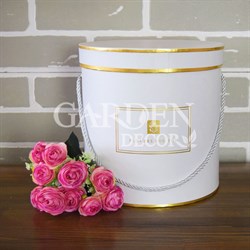Коробка Шарлиз 22,5х22,5 см белый