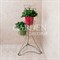 Подставка напольная на 3 цветка стойка металлическая высота 106см 17-003 - фото 15910