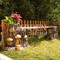 Лавка садовая с кашпо для цветов Дом Гномов стеклопластик длина 180см U07919 - фото 17361