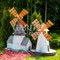 Фигура садовая Мельница Италия декоративная стеклопластик высота 96см U07528 - фото 35402