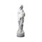Скульптура декоративная Девушка с цветами белая матовая высота 77см F03003-WM - фото 41804