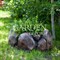 Кашпо для цветов садовое Валуны стеклопластик высота 38 см U08187 - фото 42486