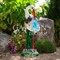 Фигура садовая Аист с младенцем 80 см полистоун F01288 - фото 44636