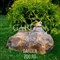 Крышка декоративная на люк Камень с птичкой стеклопластик F03132 - фото 44776