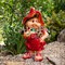 Фигура садовая Гном девочка клубничка F08195 - фото 47529