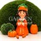 Фигура декоративная Гном садовый морковка стеклопластик высота 41см U08994 - фото 53759