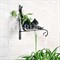 Кронштейн настенный Кошка для растений длина 29см металл 201-001B - фото 59367