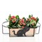 Кронштейн для растений балконный резной Кошка длина 52см металл 203-009 - фото 59652