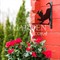 Кронштейн для цветов Котёнок настенный длина 29см кованый 201-002B - фото 59977