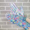Перчатки нейлоновые Цветочек с полиуретановым покрытием - фото 60931