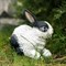 Фигура садовая Зайчонок чёрно-белый U09089-WBL - фото 63194
