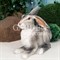 Фигура садовая Заяц ушастый серый полистоун F07429-Gray - фото 64137