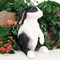 Фигура садовый Заяц Русак бело-чёрный F07436-WBL - фото 64146