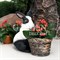 Кашпо садовое для растений Кролик с корзиной F08759-WBL - фото 64155