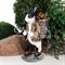 Фигура садовая Заяц с корзиной на спине для растений F01042-WBL - фото 64169