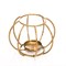 Подсвечник металл Сфера золотой под 1 свечу 607-43-G - фото 64582
