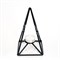 Подсвечник металл Треугольник чёрный на 1 свечу 607-50-B - фото 64635