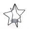 Подсвечник Звезда металлический под 1 свечу 607-42-B - фото 64687