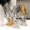 Фигура Орел на камне серебро с золотом F01240-SG - фото 65348