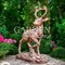 Фигура садово-парковая Олень благородный бронзовый высота 115см стеклопластик FS01050 - фото 65439