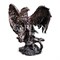 Фигура декоративная Орел на пне под бронзу высота 63см FS01025 - фото 65455