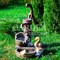 Фонтан садово-парковый декоративный Утки у колонки высота 100см U08249 - фото 65460