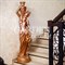Скульптура декоративная Девушка с кувшинами золотая высота 140см F03092-G - фото 65512