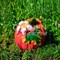 Фигура садовая Тыква с листочком малая полистоун F02001 - фото 66178