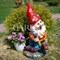 Фигура Гном садовый на пне полистоун 77 см F08199 - фото 66556