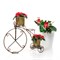 Подставка напольная для цветов Велосипед на 3 цветка кованая высота 69см 25-004 - фото 66626