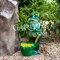 Фигура садовая с кашпо Лягушка в камышах высота 45 см F04050 - фото 66970