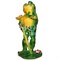 Фигура садовая Лягушка стоит с цветком высота 40 см F07793 - фото 66984