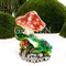 Фигура декоративная Лягушки под грибом для сада полистоун 35 см F08209 - фото 66986